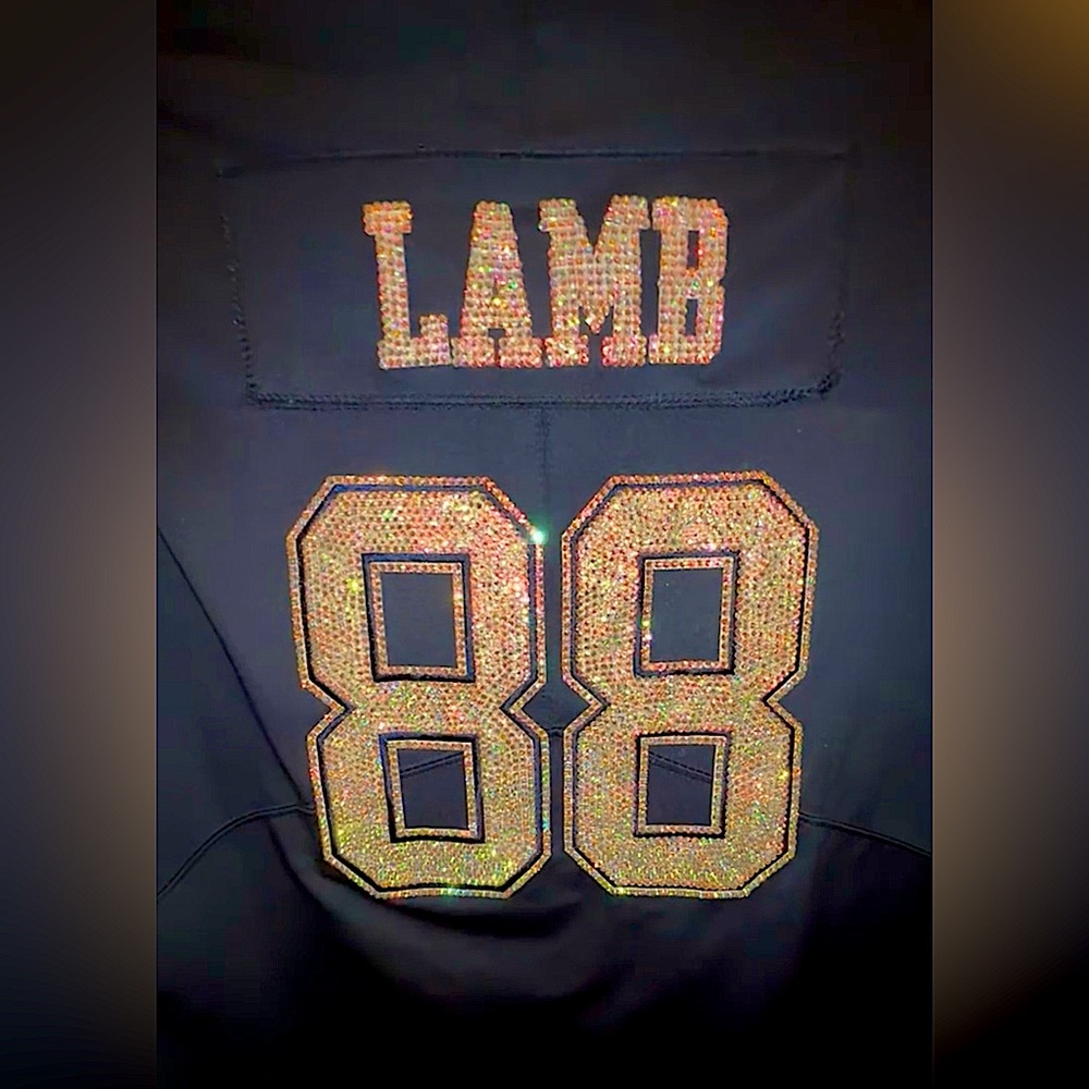 CUSTOM RHINESTONED JERSEY - DO NOT BUY POST